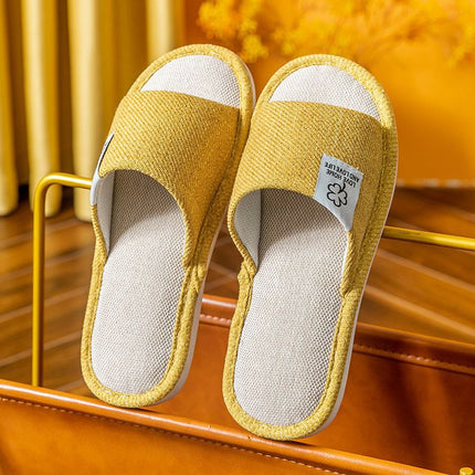 Wholesale Men's/Women's Cotton Linen Home Thick-soled Linen Slippers