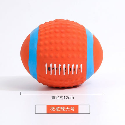 Wholesale Dog Latex Vocal Toy Rugby Soccer Small Dog Teddy Training 