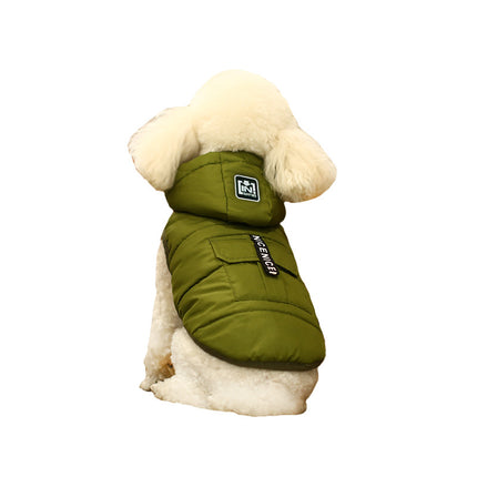 Wholesale Autumn Winter Pet Dog Clothes Vests Water-Repellent Warm Padded