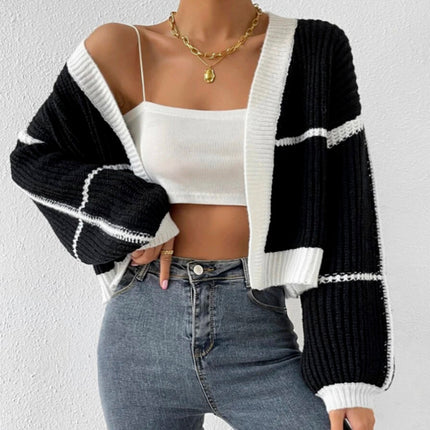 Wholesale Women's Spring  Autumn Knitted Cardigan Sweater Jacket