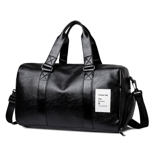 Yoga Sports Training Bag PU Waterproof Portable Short-distance Travel Bag Fitness Bag 