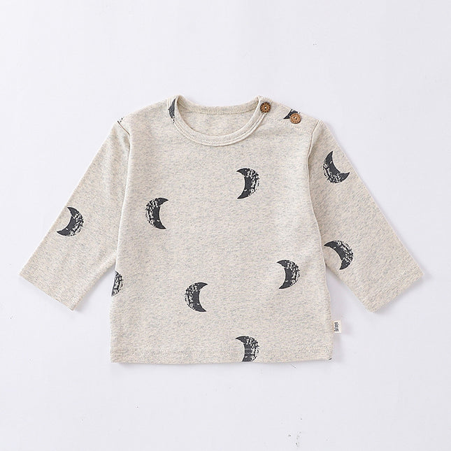 Infants Baby Clothes Long-sleeved T-shirt Spring Pure Cotton Top