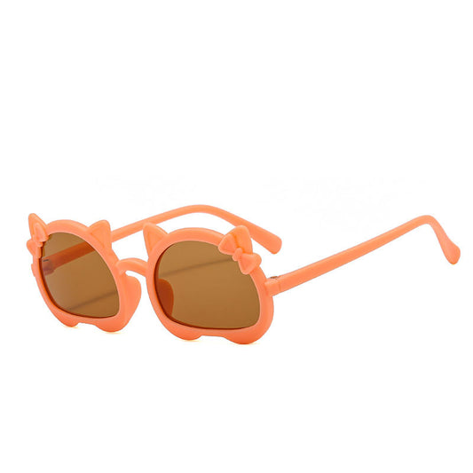 Children's Cute Style Cat Cartoon Sunglasses Animal Anti-UV Sunglasses 