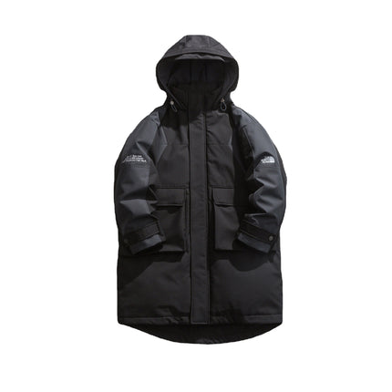 Wholeslae Men's Winter Long Plus Size Hooded Down Jacket Coat