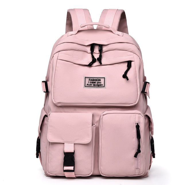 Men's and Women's Large-capacity Multifunctional Casual Simple 15.6-inch Backpack
