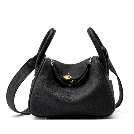 Women's Bag Mini Genuine Leather Shoulder Crossbody Bag Pillow Bag 