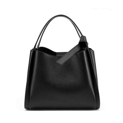 Women's Crossbody Bag Leather Bucket Genuine Leather Handbag 