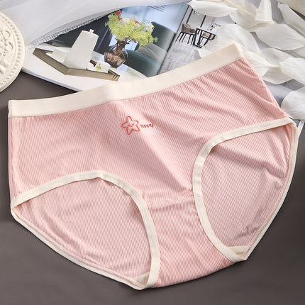 Women's Modal Seamless Cotton Silk Antibacterial Crotch Plus Size Underwear