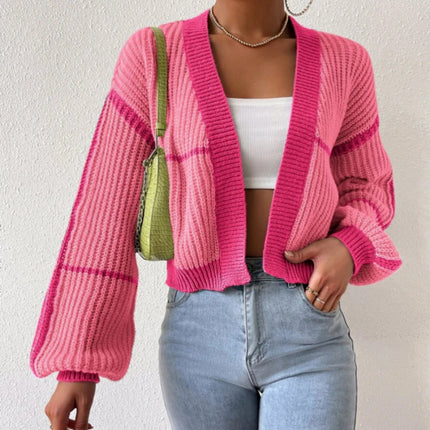 Wholesale Women's Spring  Autumn Knitted Cardigan Sweater Jacket