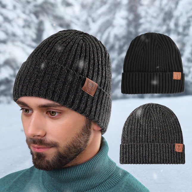 Wholesale Autumn and Winter Plus Velvet Warm Knitted Hats