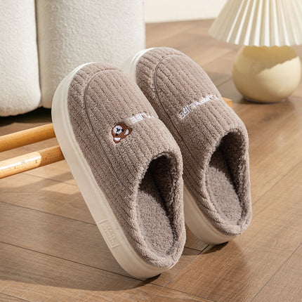 Wholesale Women's Winter Home Thick-soled Plush Warm Slippers