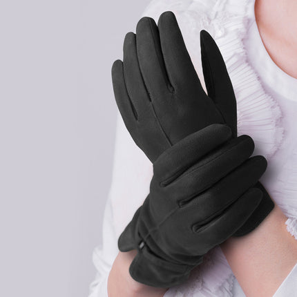 Wholesale Women's Winter Deerskin Outdoor Warm Touch Screen Gloves