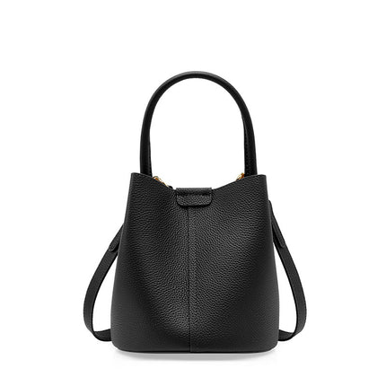 Women's Crossbody Bag Summer High-Quality Genuine Leather Handbag Bucket
