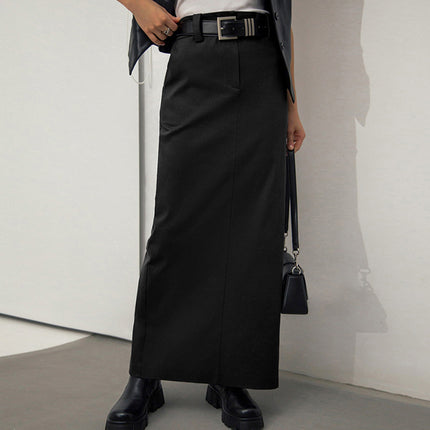Women's Autumn and Winter Fashion Casual Skirt Suit A-Line Skirt