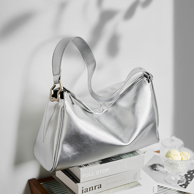 Women's Soft Leather Tote Bag Large Capacity Shoulder Crossbody Bag 