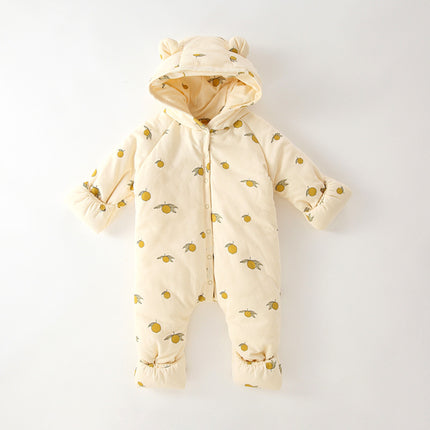 Wholesale Infant Jumpsuit Newborn Thickened Padded Romper Baby One-piece Outfit