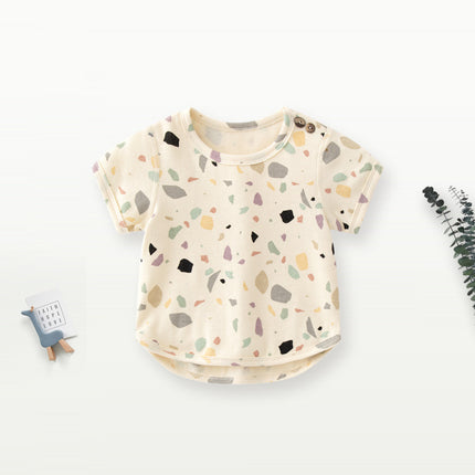Baby Short Sleeve T-Shirt Summer Children Cotton Tops