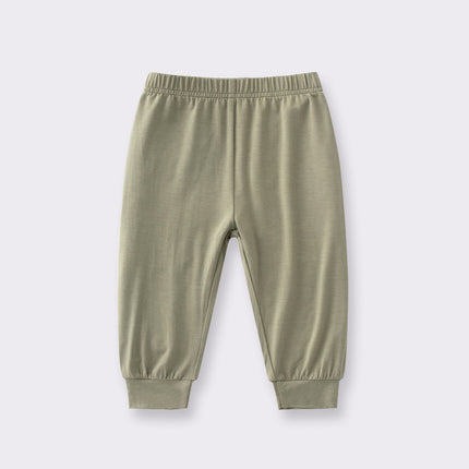 Infant Baby Spring Bamboo Fiber Casual Pants