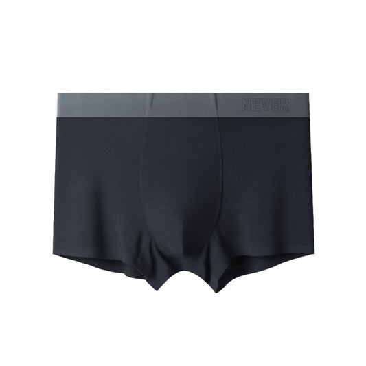 Wholesale Men's Modal Seamless Underwear Antibacterial Mid Waist Breathable Boxer Underwear