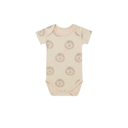 Newborn Baby Summer Bodysuit Cotton Printed Thin Triangle Romper