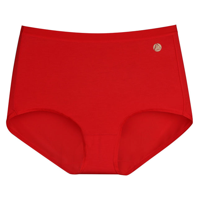 Wholesale Women's Modal High Waist Plus Size Red Underwear