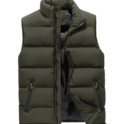 Wholesale Men's Autumn Winter Casual Warm Padded Vest