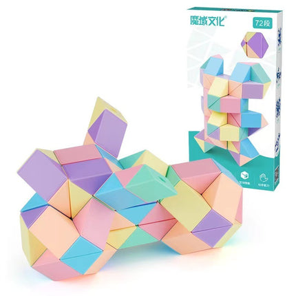 Wholesale 24 Sections 36/48/72 Sections Magic Strip Children's Educational Rubik's Cube Toy