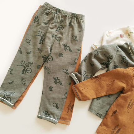 Wholesale Baby Boys and Girls Autumn Long Johns Two Piece Set