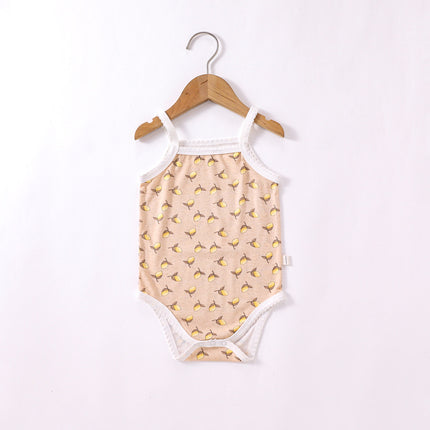 Infant Baby Summer Sling Triangle Romper Newborn Thin Vest Onesie