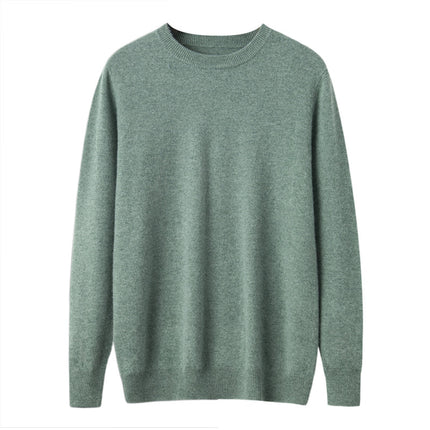 Wholesale Men's Round Neck Business Pullover Cashmere Sweater