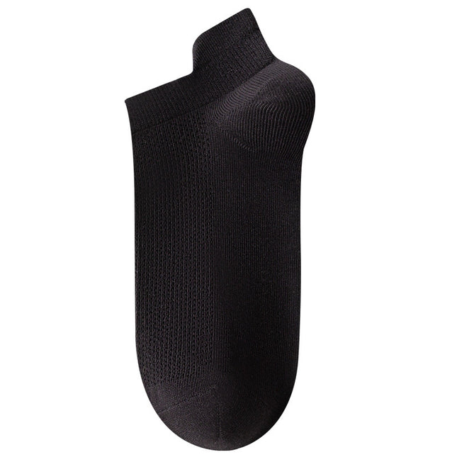 Wholesale Men's Breathable Deodorant Sweat-absorbent and Antibacterial Cotton Crew Socks