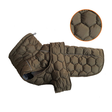 Wholesale Autumn Winter Dog Clothes Thickened Warm Dog Outdoor Padded Coat Vest 