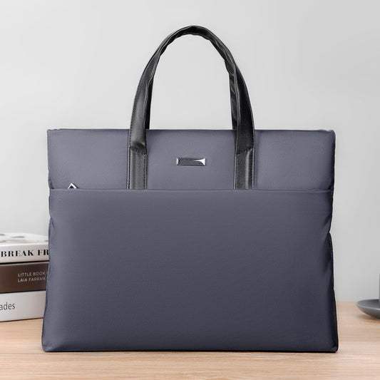 Wholesale Men's Casual Business Thin Portable Briefcase Large Capacity Laptop Bag