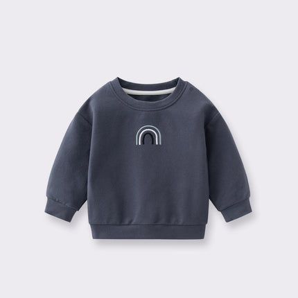 Baby Loose Casual Hoodies Tops Round Neck Spring Pullovers