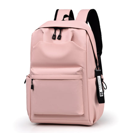 Men's Simple Large-capacity Backpack Outdoor Travel Backpack Student School Bag 