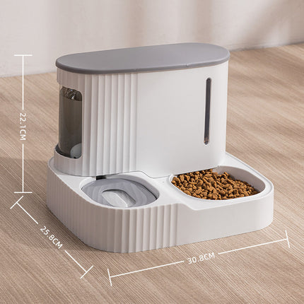 Pet Cat and Dog Water Dispenser Dual-use Bowl Pet Cat Automatic Feeder