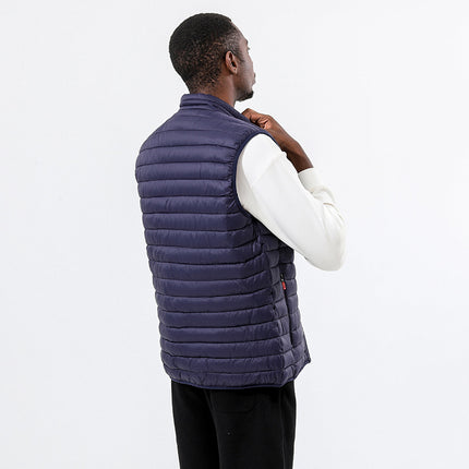 Wholesale Men's Fall Winter Vest Large Size Stand Collar Warm Waistcoat