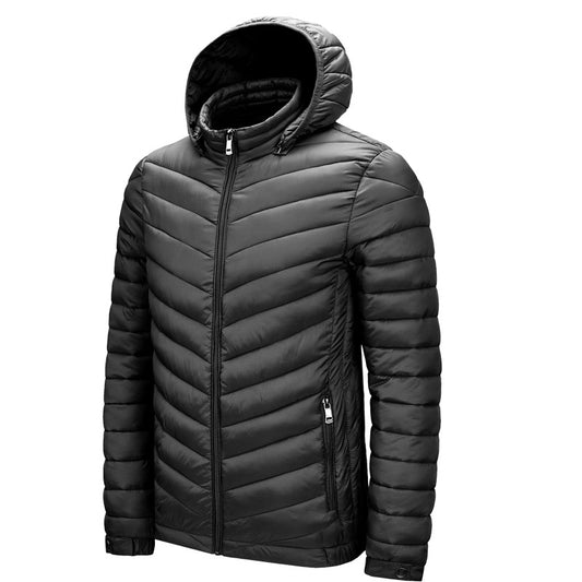 Wholesale Men's Autumn Winter Plus Size Loose Ribs Thin Padding Jackets
