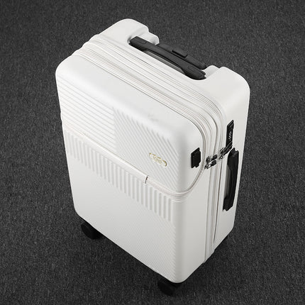 Front Opening Suitcase Women's Multifunctional Trolley Suitcase Suitcase Men's 20-inch USB Password Box