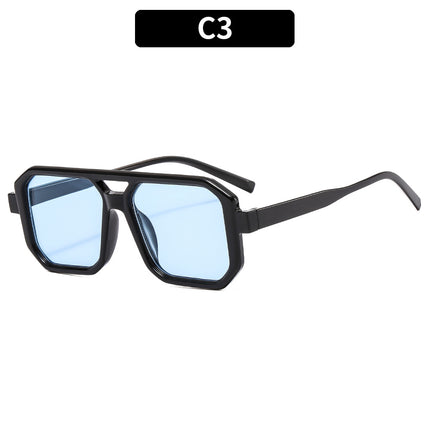 Large Frame Square Elegant Fashionable Business Travel Outdoor Sunscreen Sunglasses