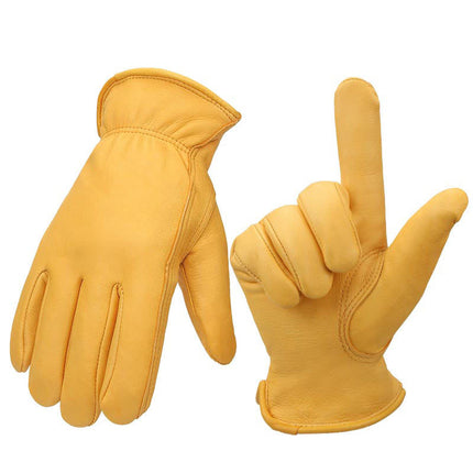 Wholesale Winter Cycling Deerskin First Layer Warm Gloves