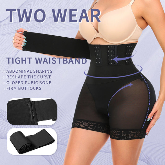 Wholesale Ladies Plus Size Buckle Strap Hip Lifting Corset Tummy Shapewear