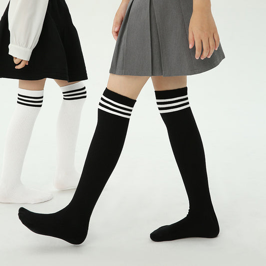 Wholesale Children's Socks Girls Autumn Knee Socks Cotton Stockings