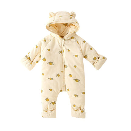 Wholesale Infant Jumpsuit Newborn Thickened Padded Romper Baby One-piece Outfit