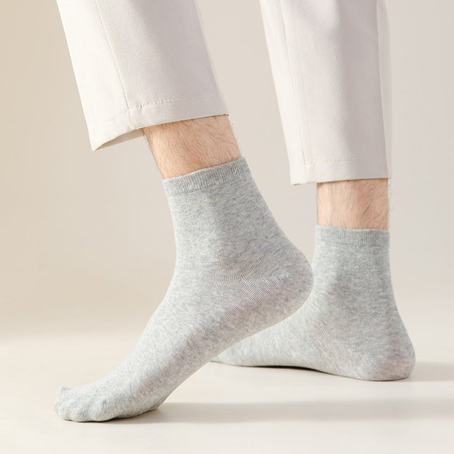 Wholesale Women's/Men's Travel Solid Color Anti-odor Mid-calf Socks Disposable Socks 