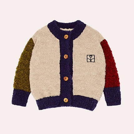 Wholesale Kids Autumn Winter Soft Cardigans Color Sweaters Jackets
