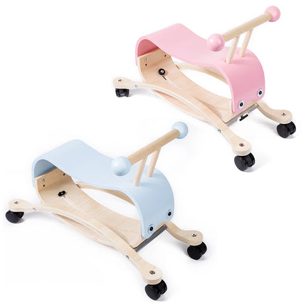 Wholesale Children's Rocking Horse 2-in-1 Baby Rocking Horse Stroller Wooden Horse Toy Car