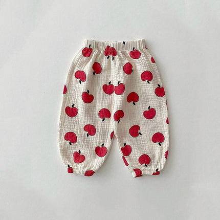 Infant Baby Summer Cotton Gauze Pants
