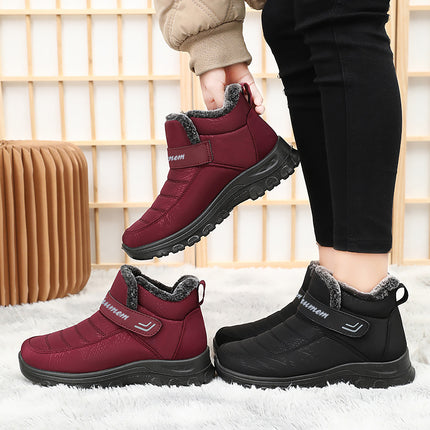 Wholesale Women's Winter Faux Fur Thickened Cotton Shoes Warm Snow Boots
