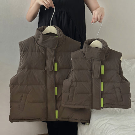 Wholesale Children's Fall Winter Parent-child Down Vest